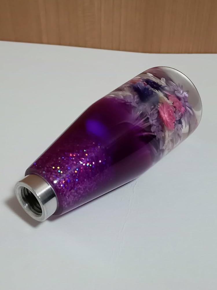 デコトラ レトロ 水中花 シフトノブ 青 希少 旧車